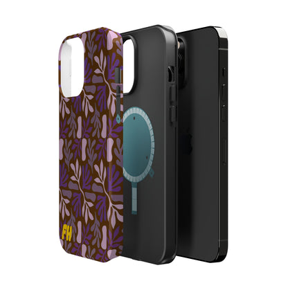 Floral Brown Phone Case