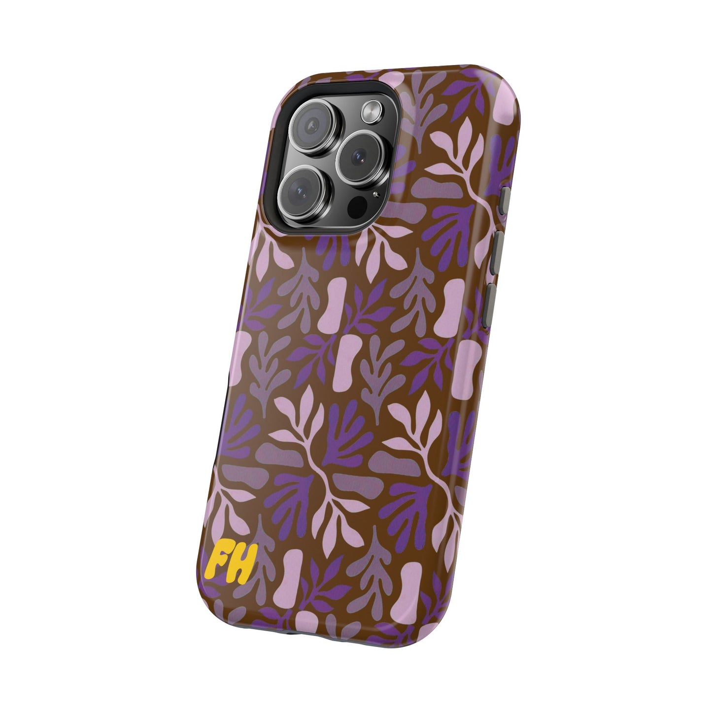 Floral Brown Phone Case