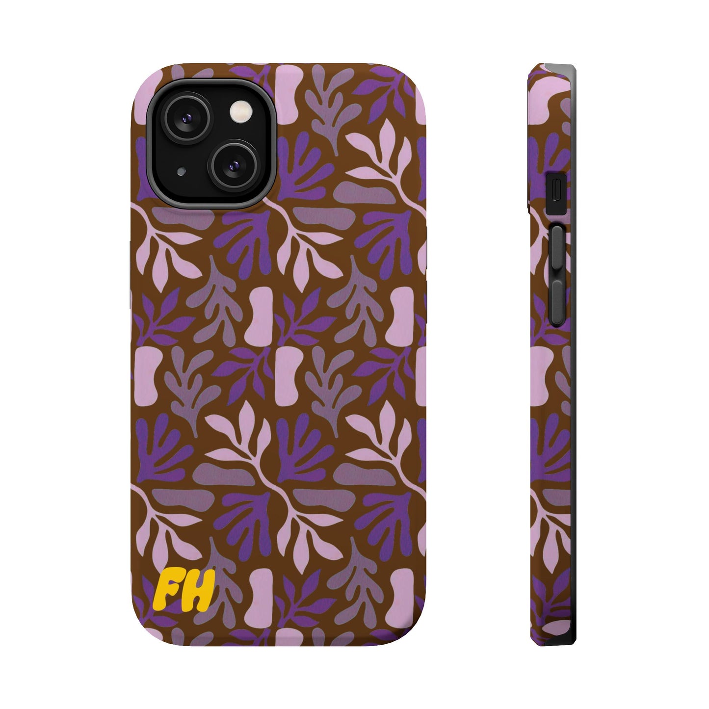 Floral Brown Phone Case