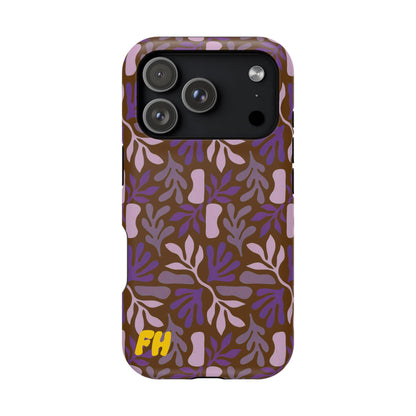 Floral Brown Phone Case