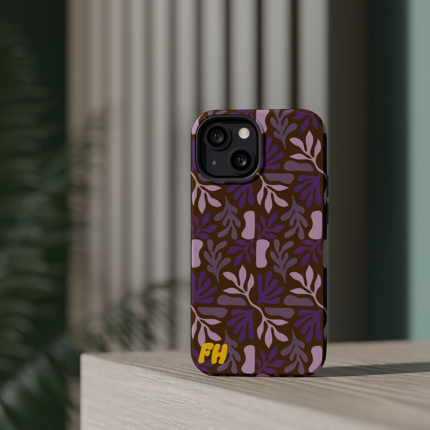 Floral Brown Phone Case
