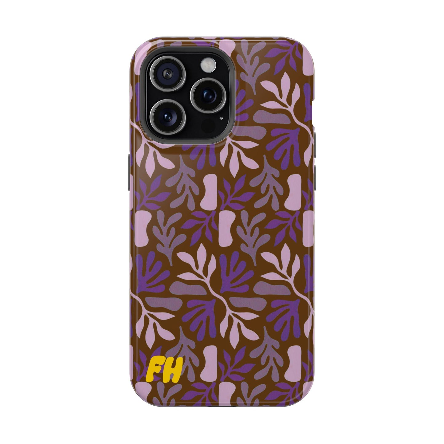 Floral Brown Phone Case