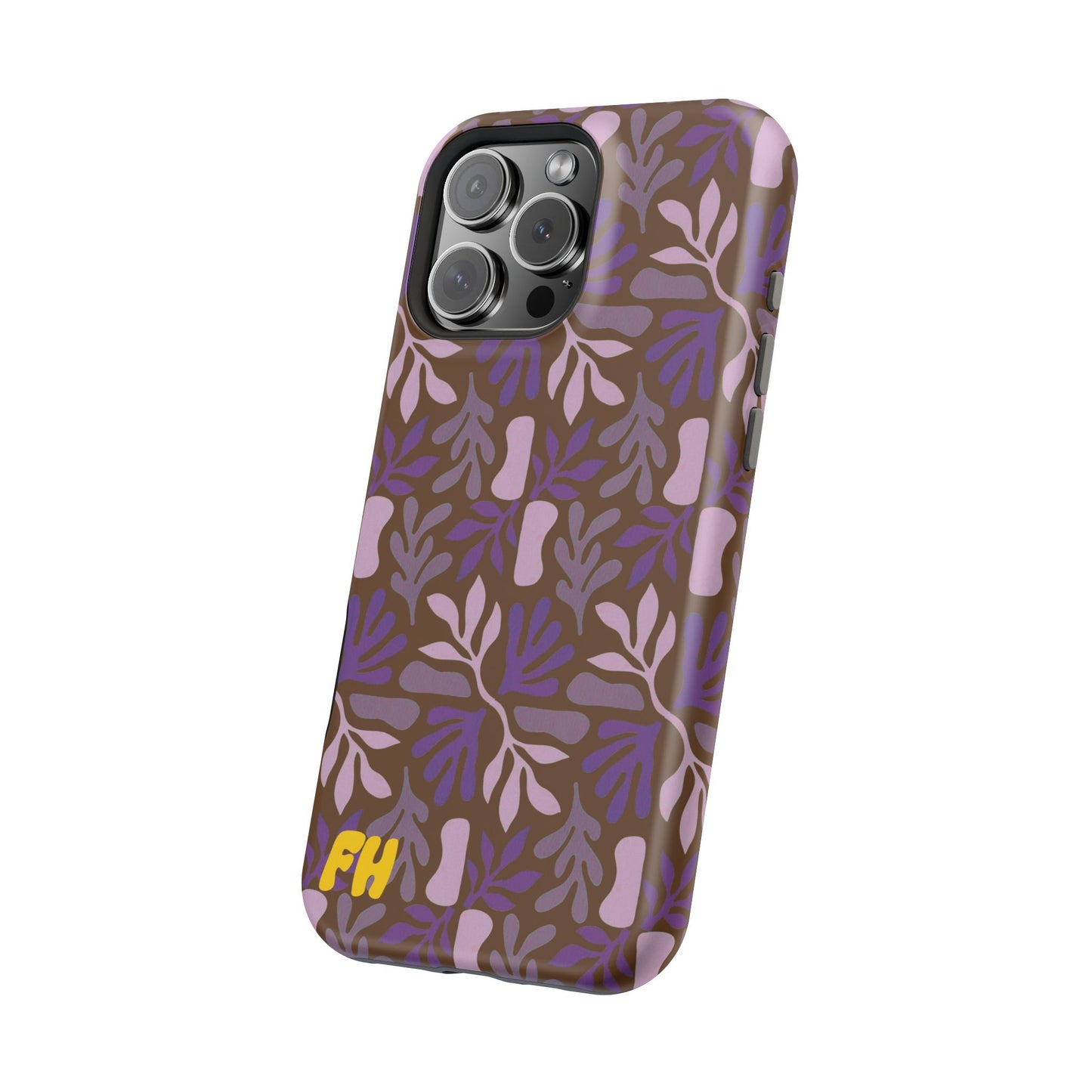 Floral Brown Phone Case