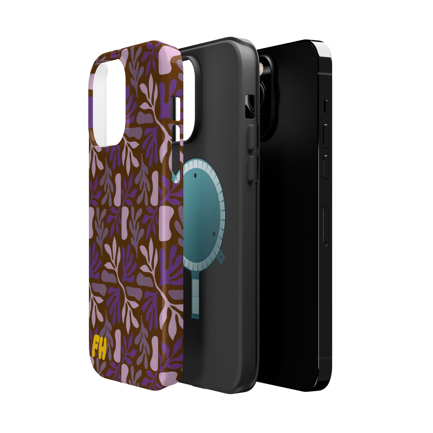Floral Brown Phone Case