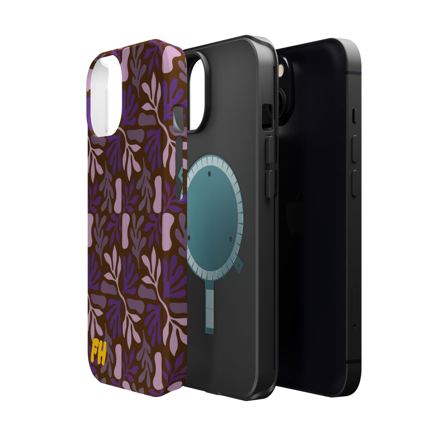 Floral Brown Phone Case