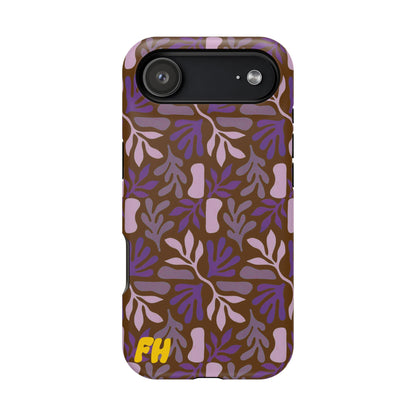 Floral Brown Phone Case