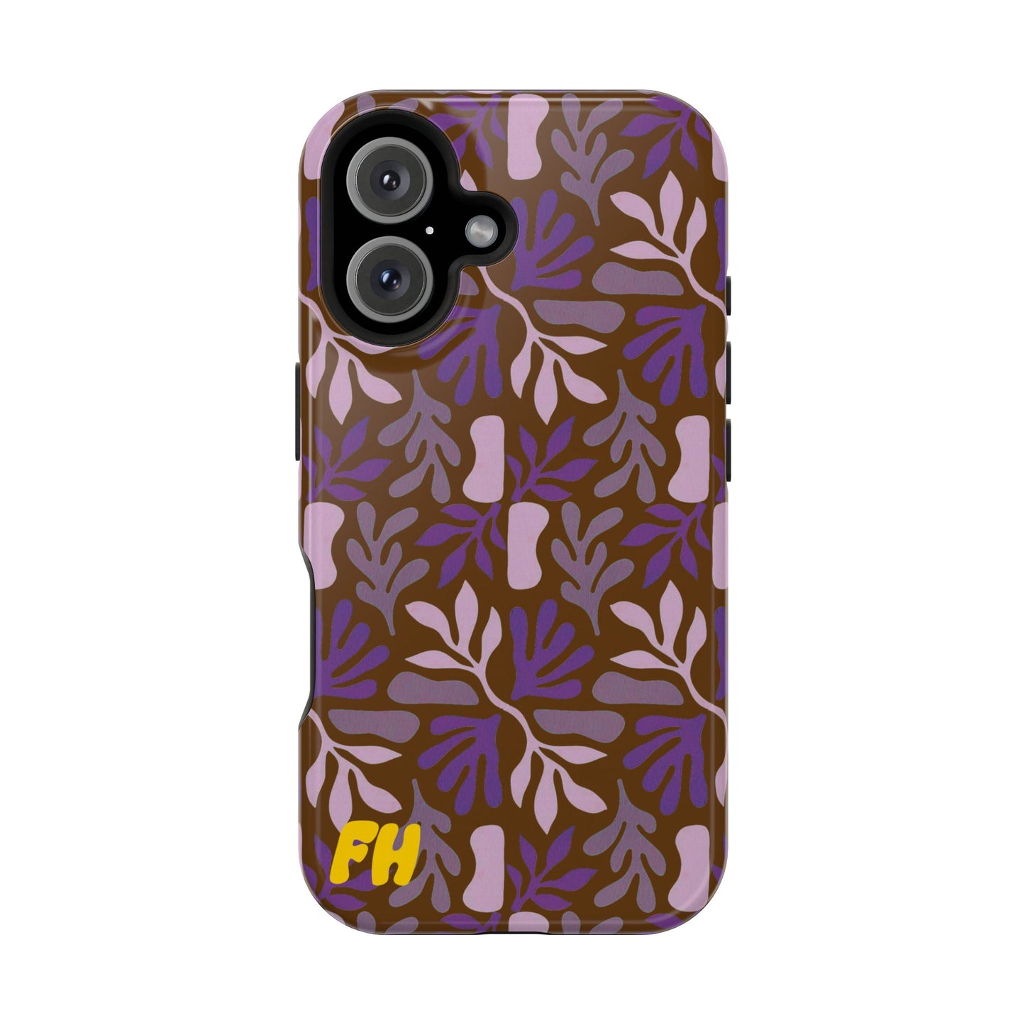 Floral Brown Phone Case