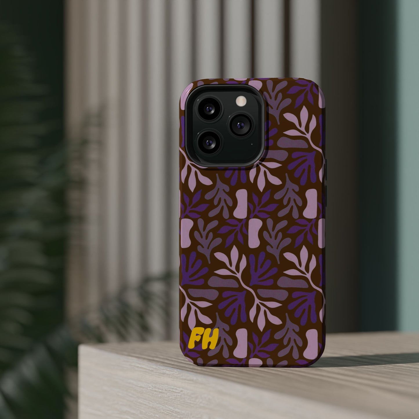 Floral Brown Phone Case