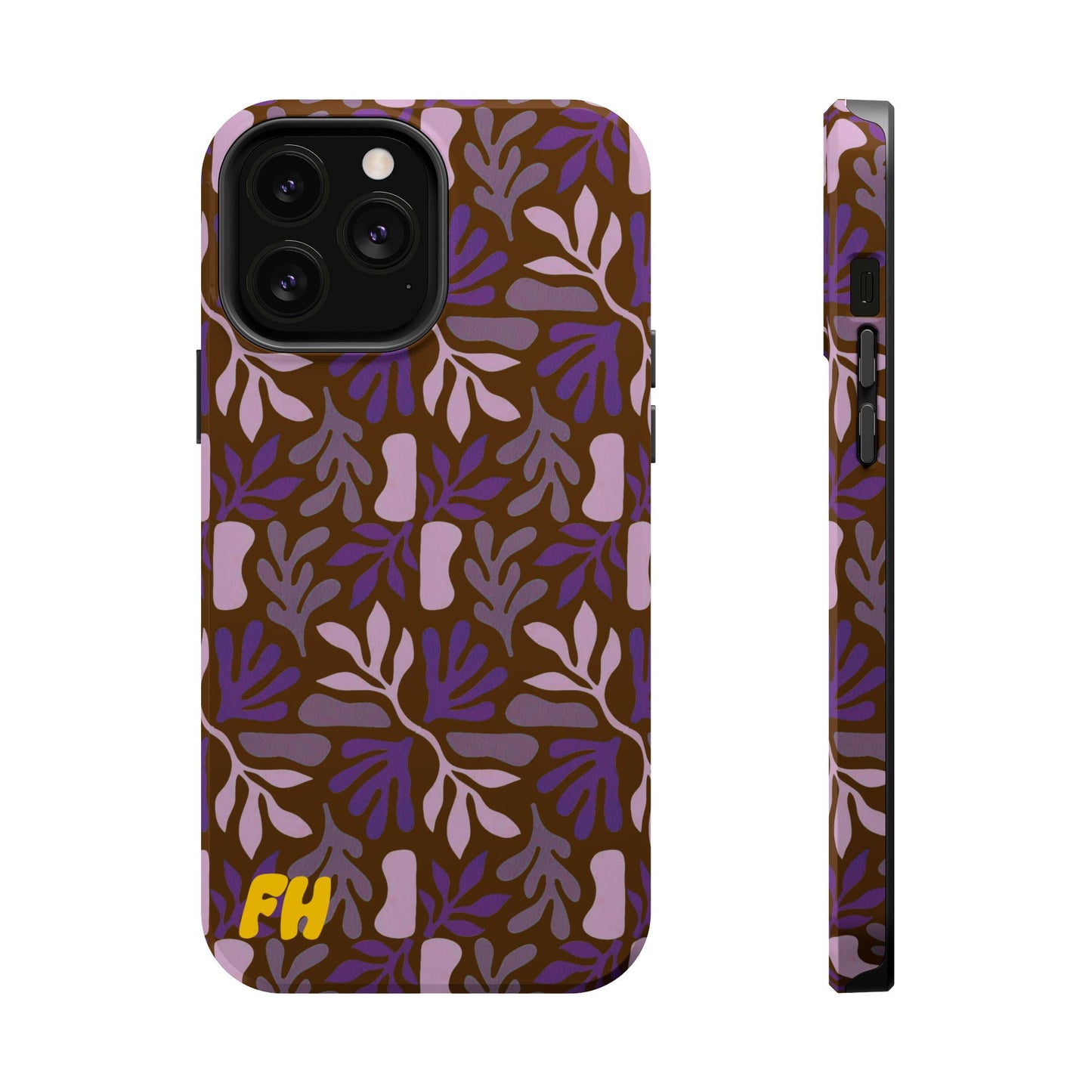 Floral Brown Phone Case