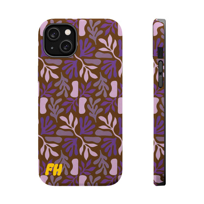 Floral Brown Phone Case