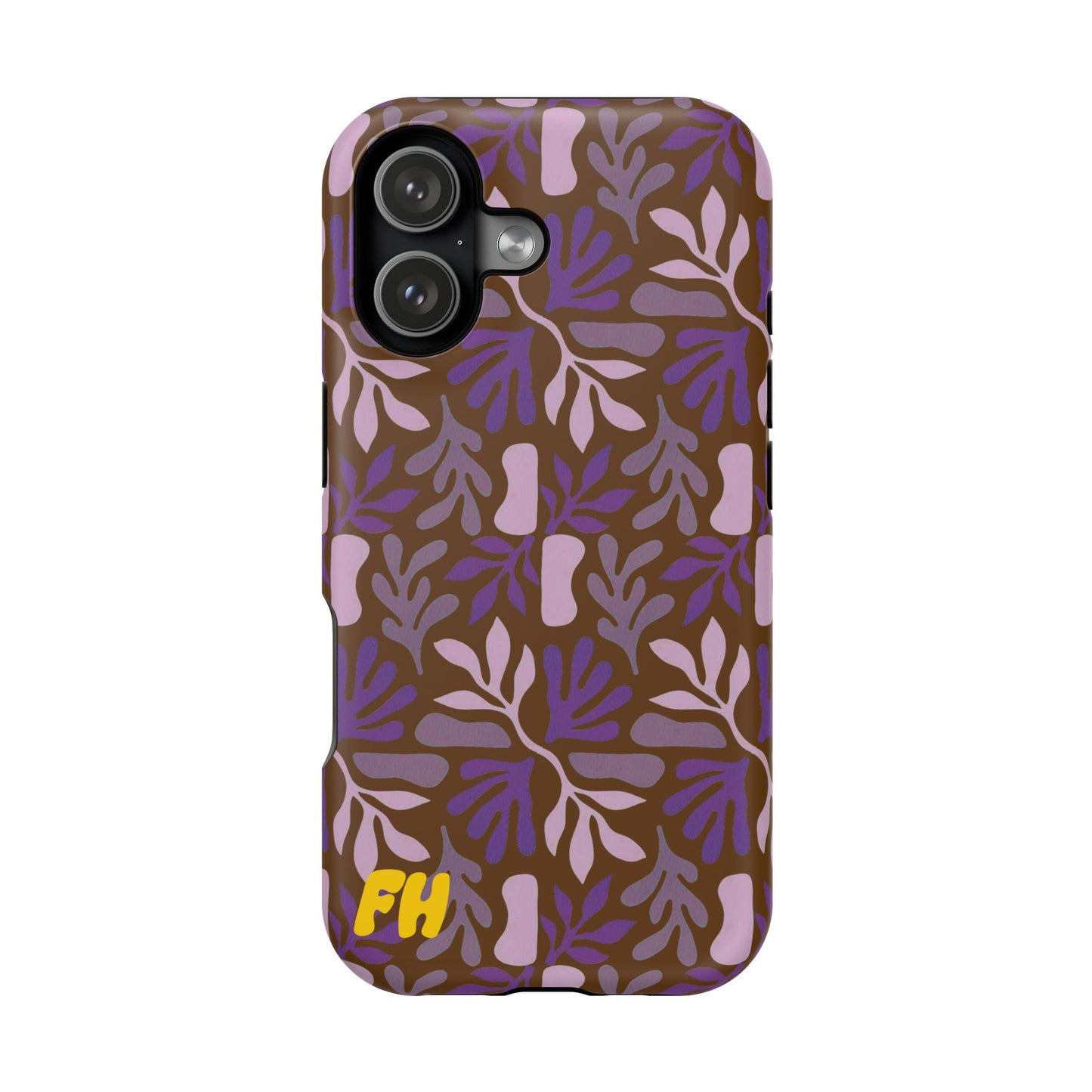 Floral Brown Phone Case