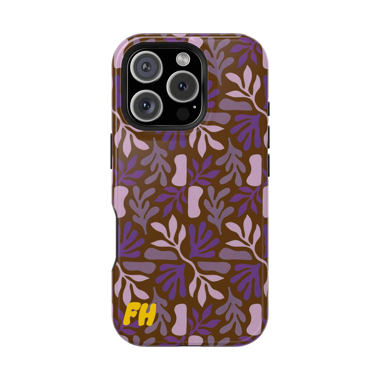 Floral Brown Phone Case