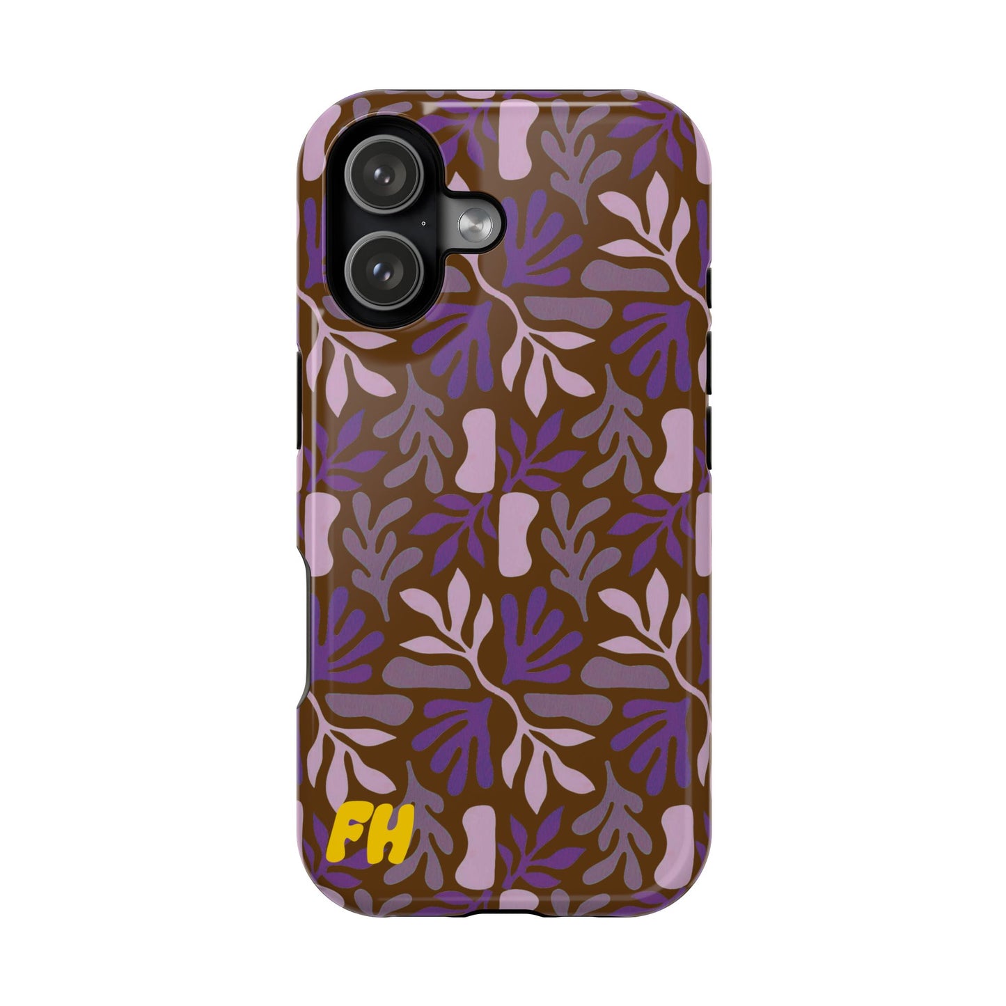 Floral Brown Phone Case