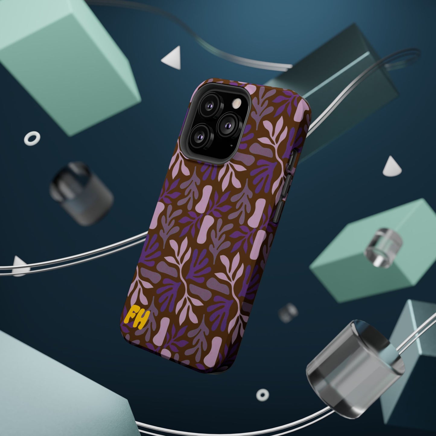 Floral Brown Phone Case
