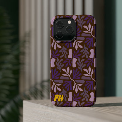 Floral Brown Phone Case