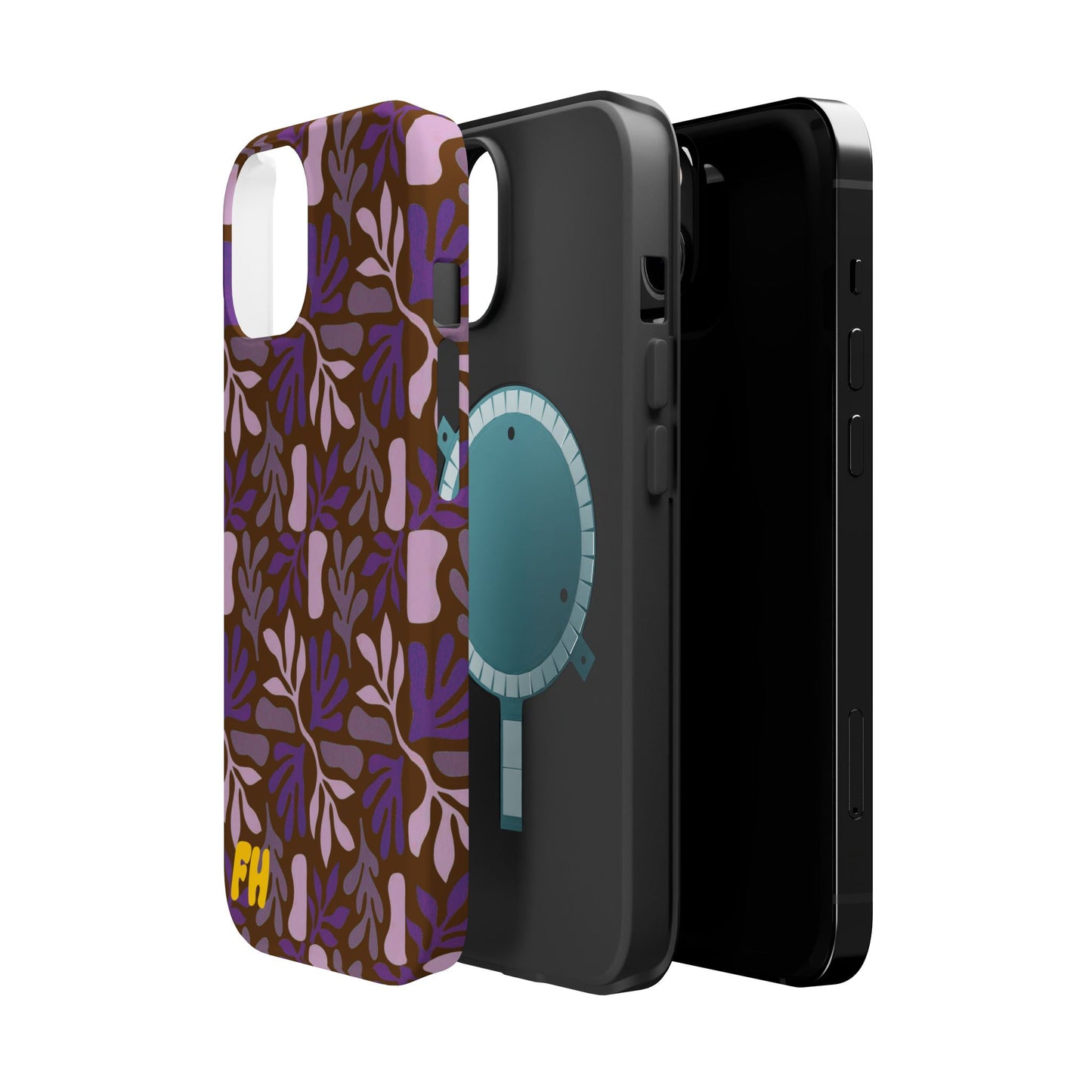 Floral Brown Phone Case