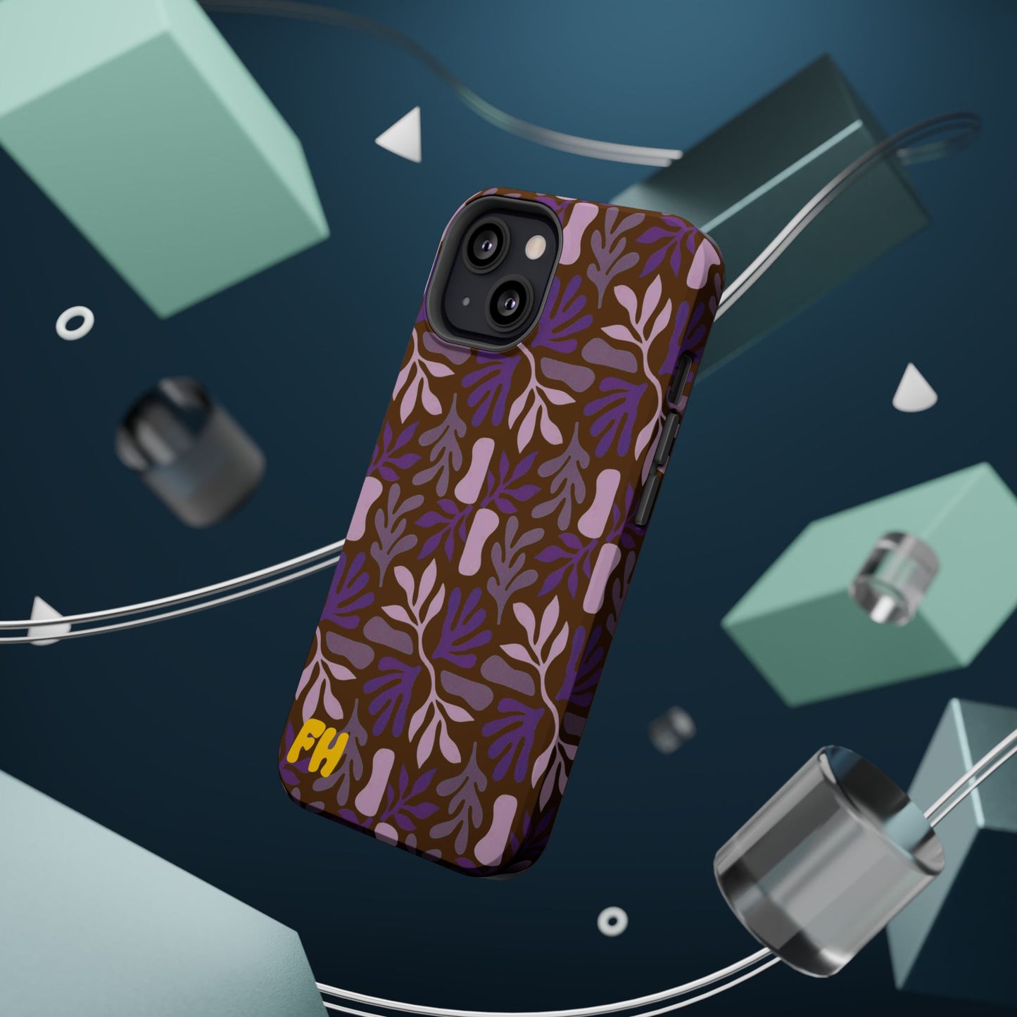 Floral Brown Phone Case