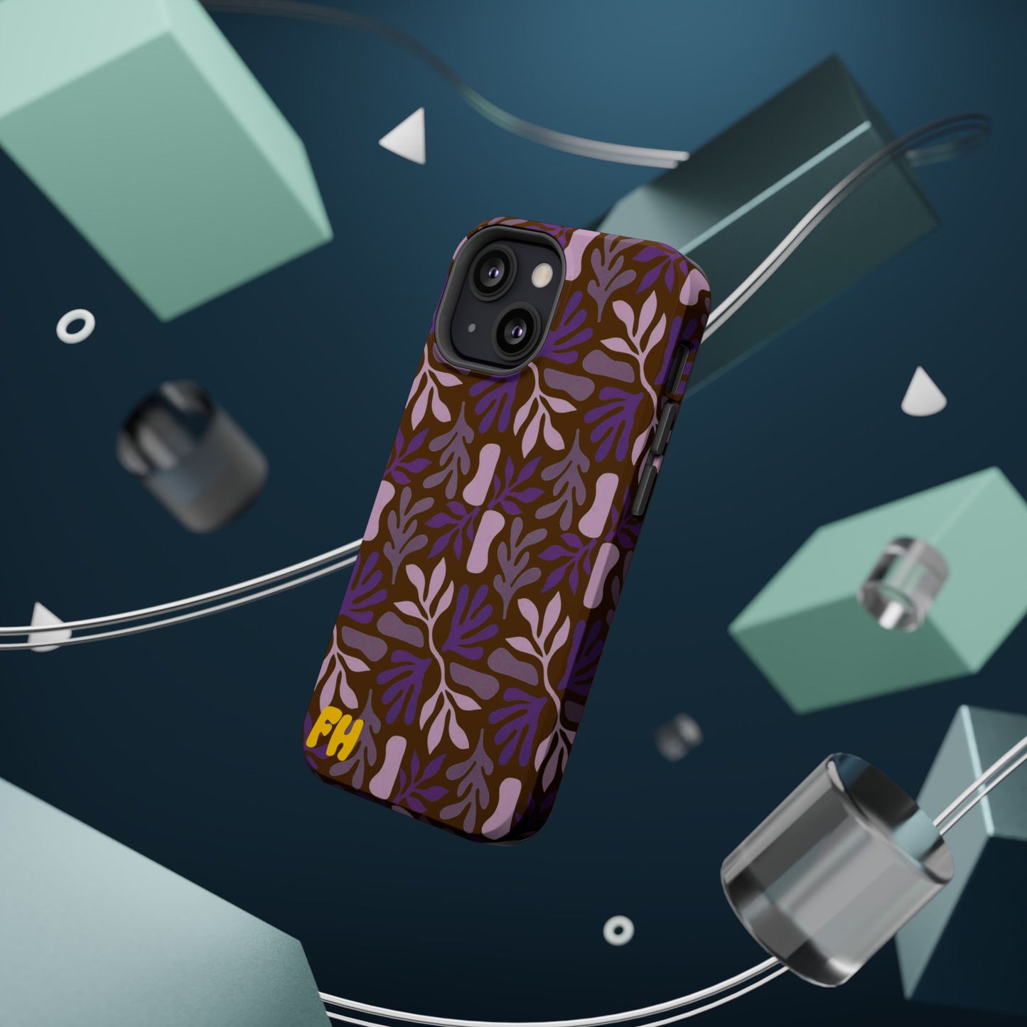 Floral Brown Phone Case