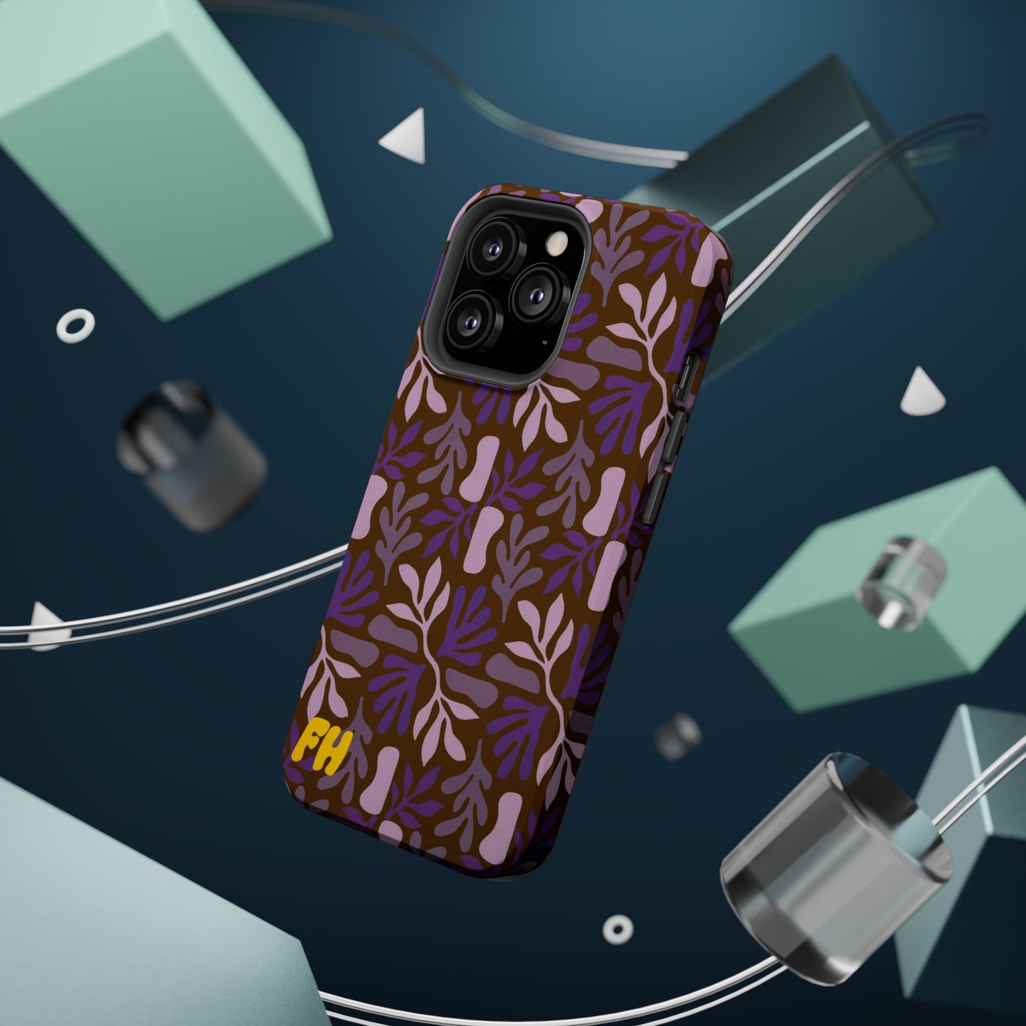 Floral Brown Phone Case