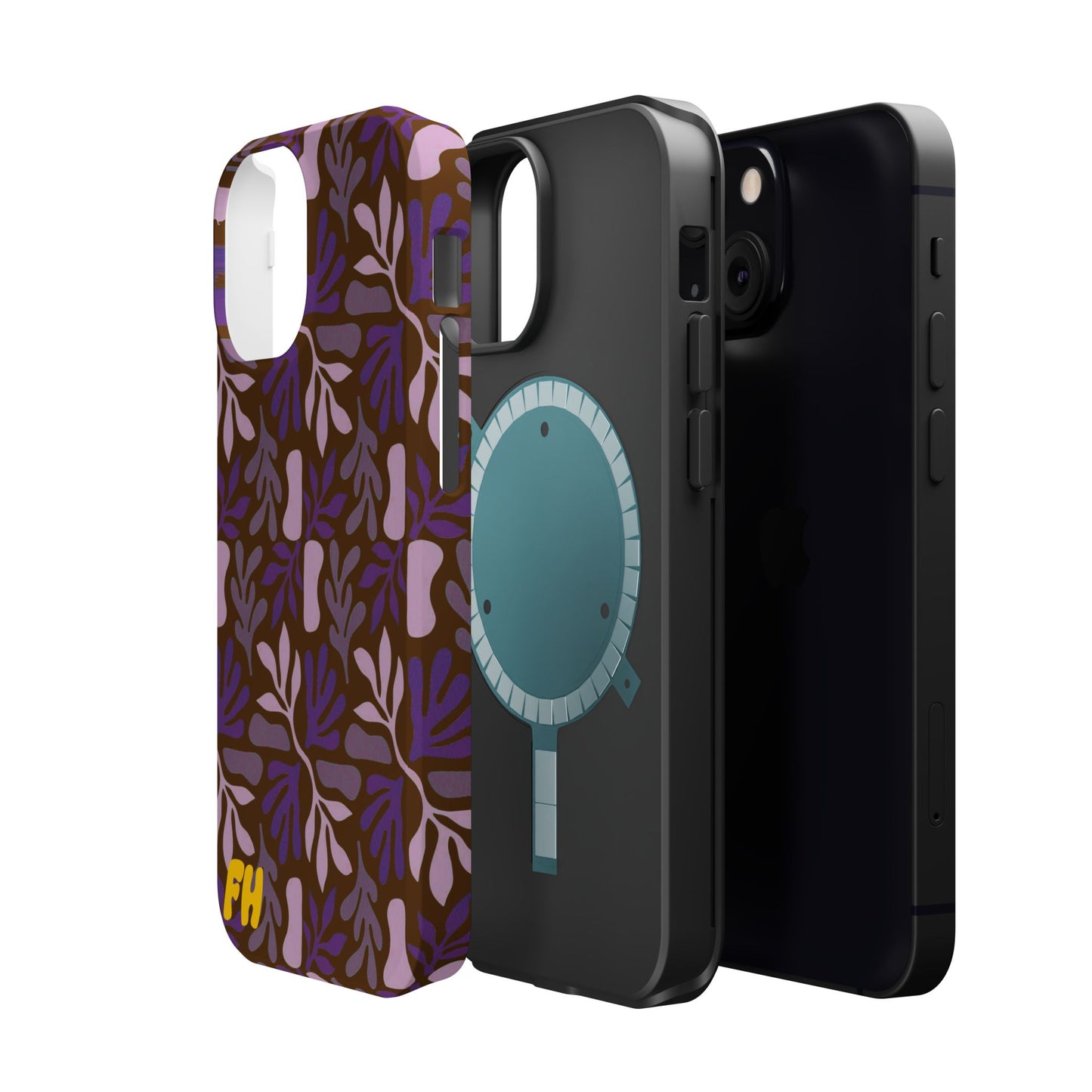 Floral Brown Phone Case
