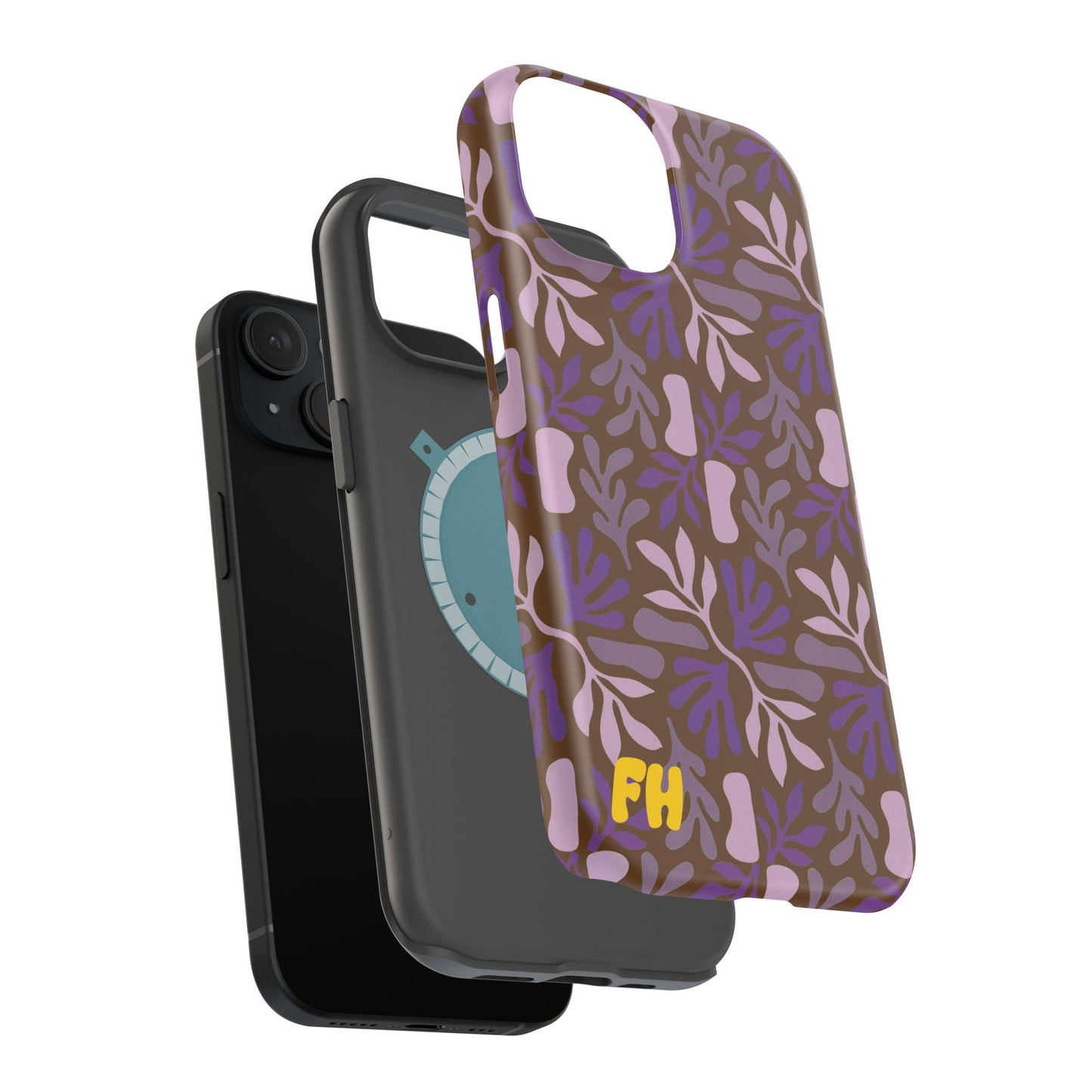 Floral Brown Phone Case