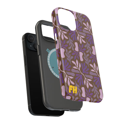 Floral Brown Phone Case