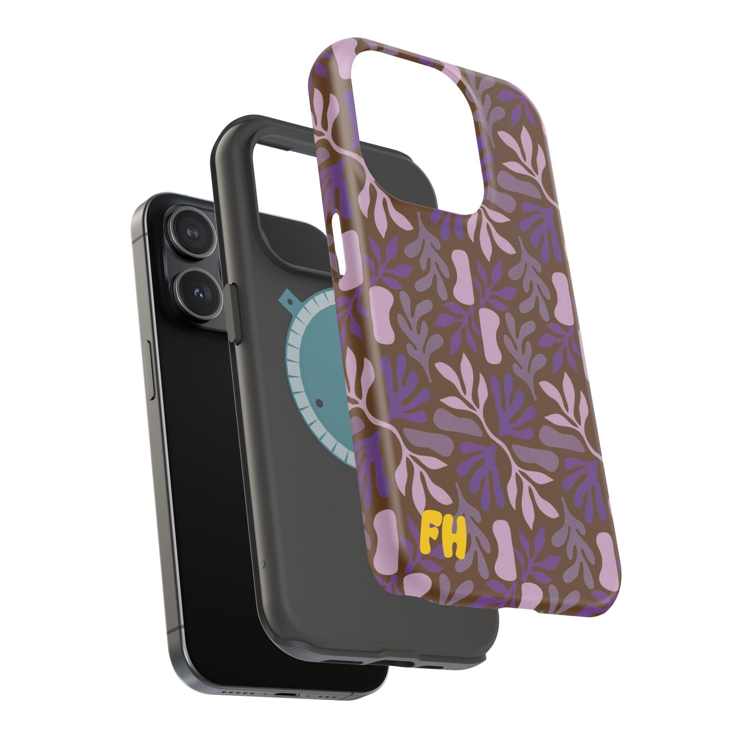 Floral Brown Phone Case