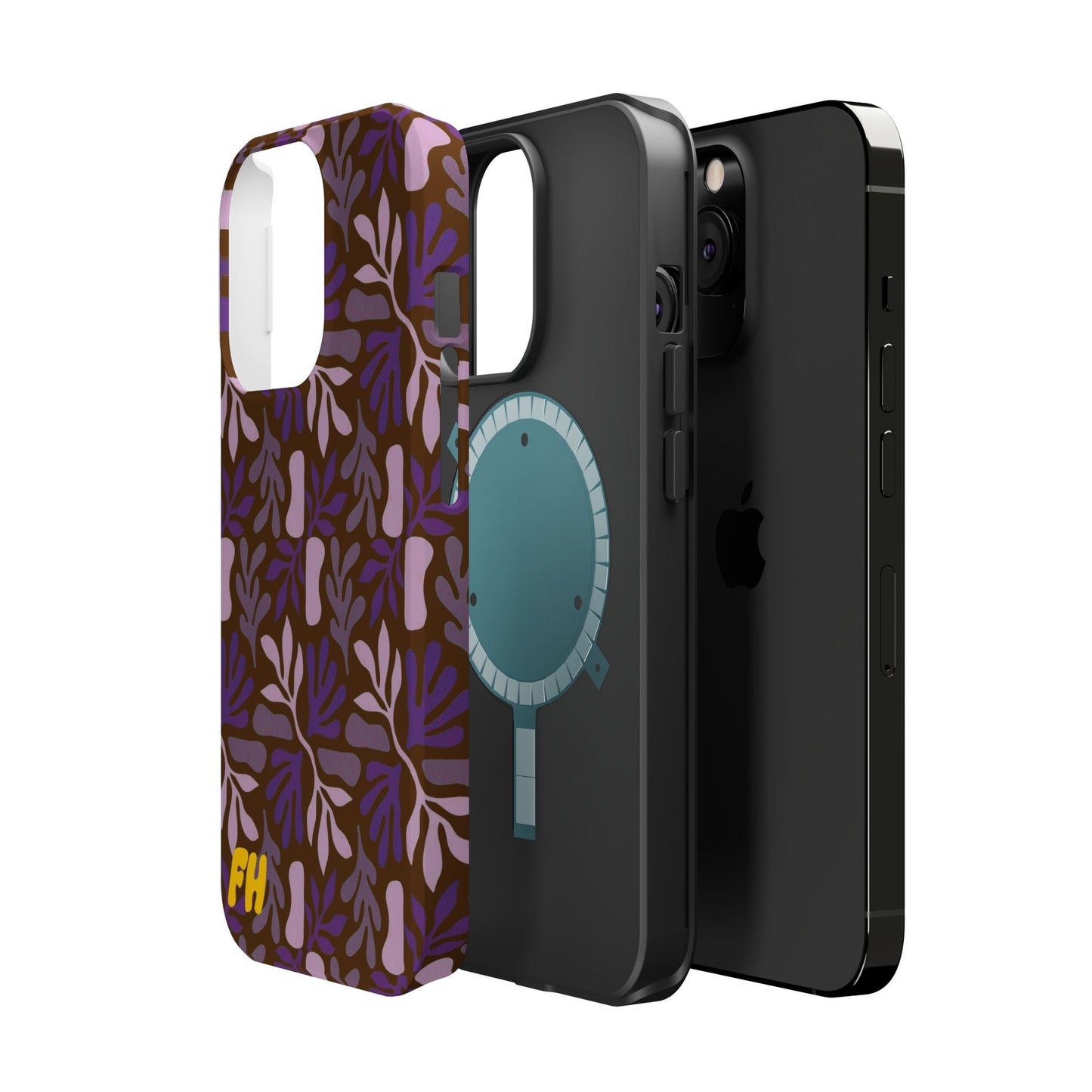 Floral Brown Phone Case