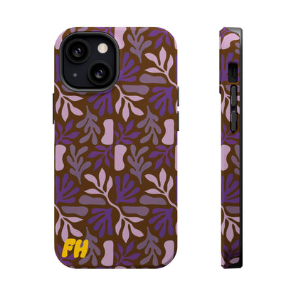 Floral Brown Phone Case