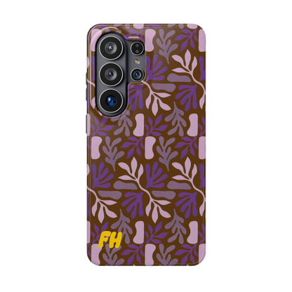 Floral Brown Phone Case