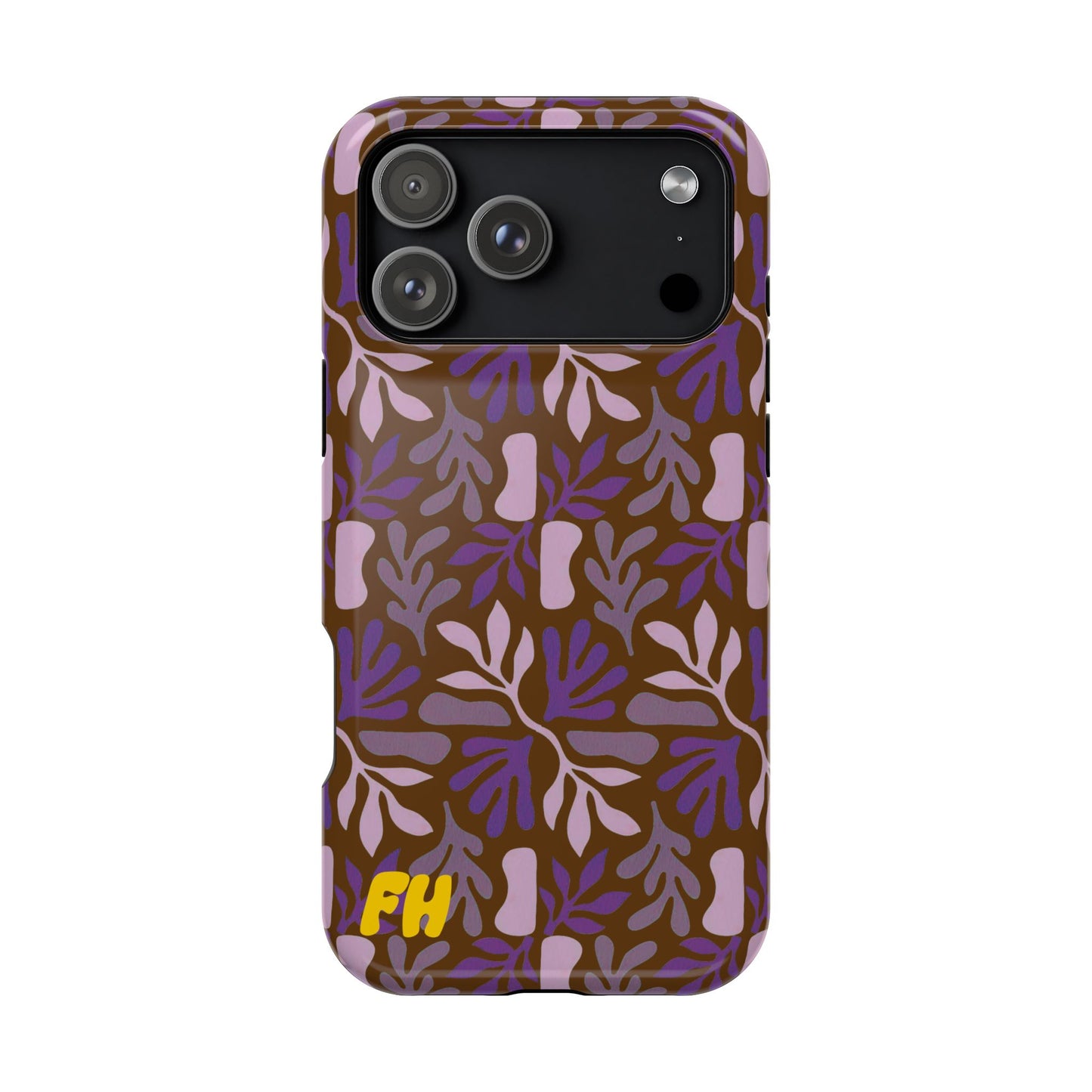 Floral Brown Phone Case