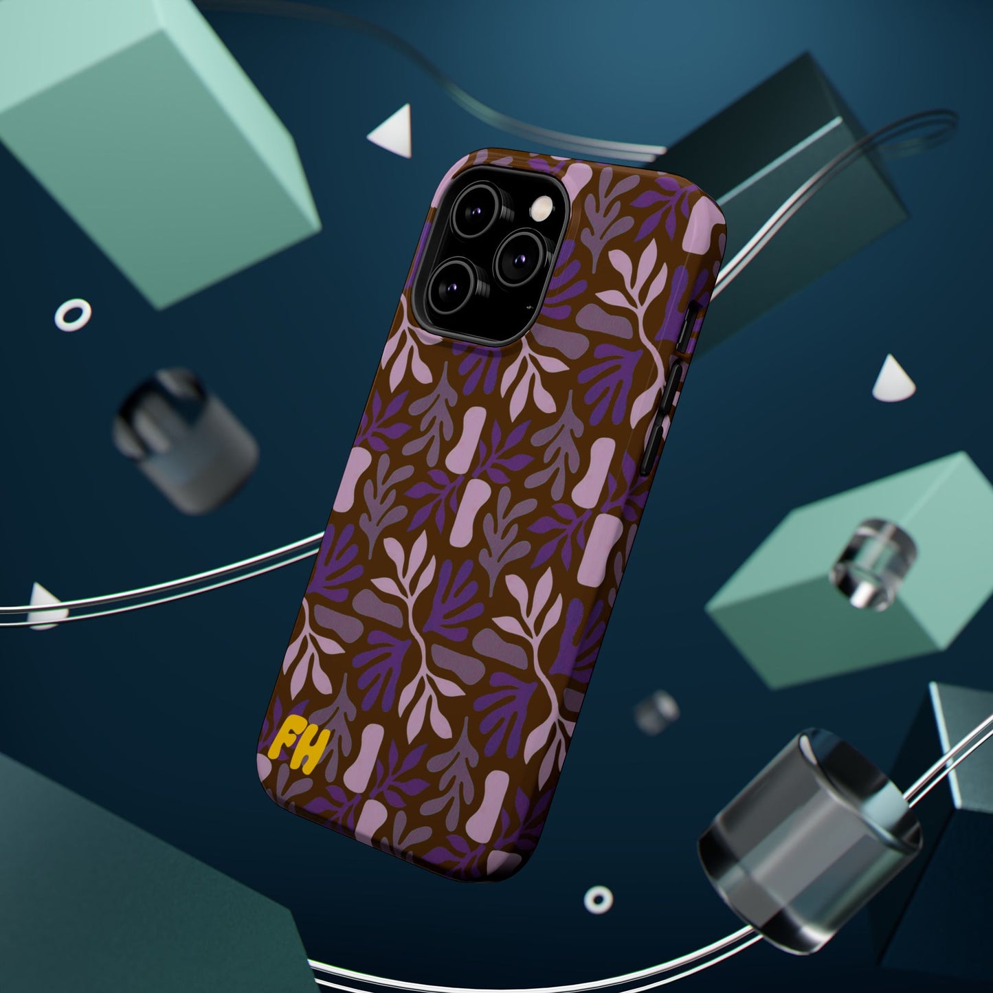 Floral Brown Phone Case
