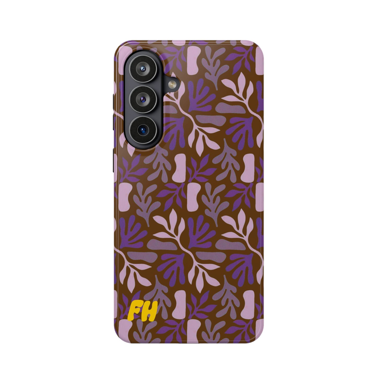 Floral Brown Phone Case