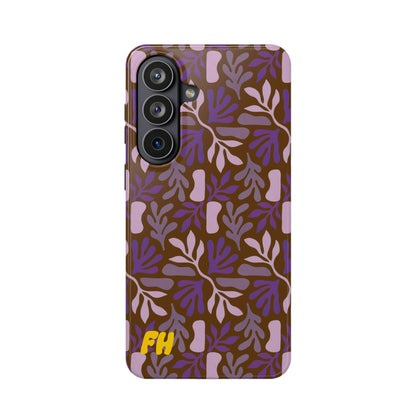 Floral Brown Phone Case