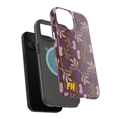 Floral Brown Phone Case