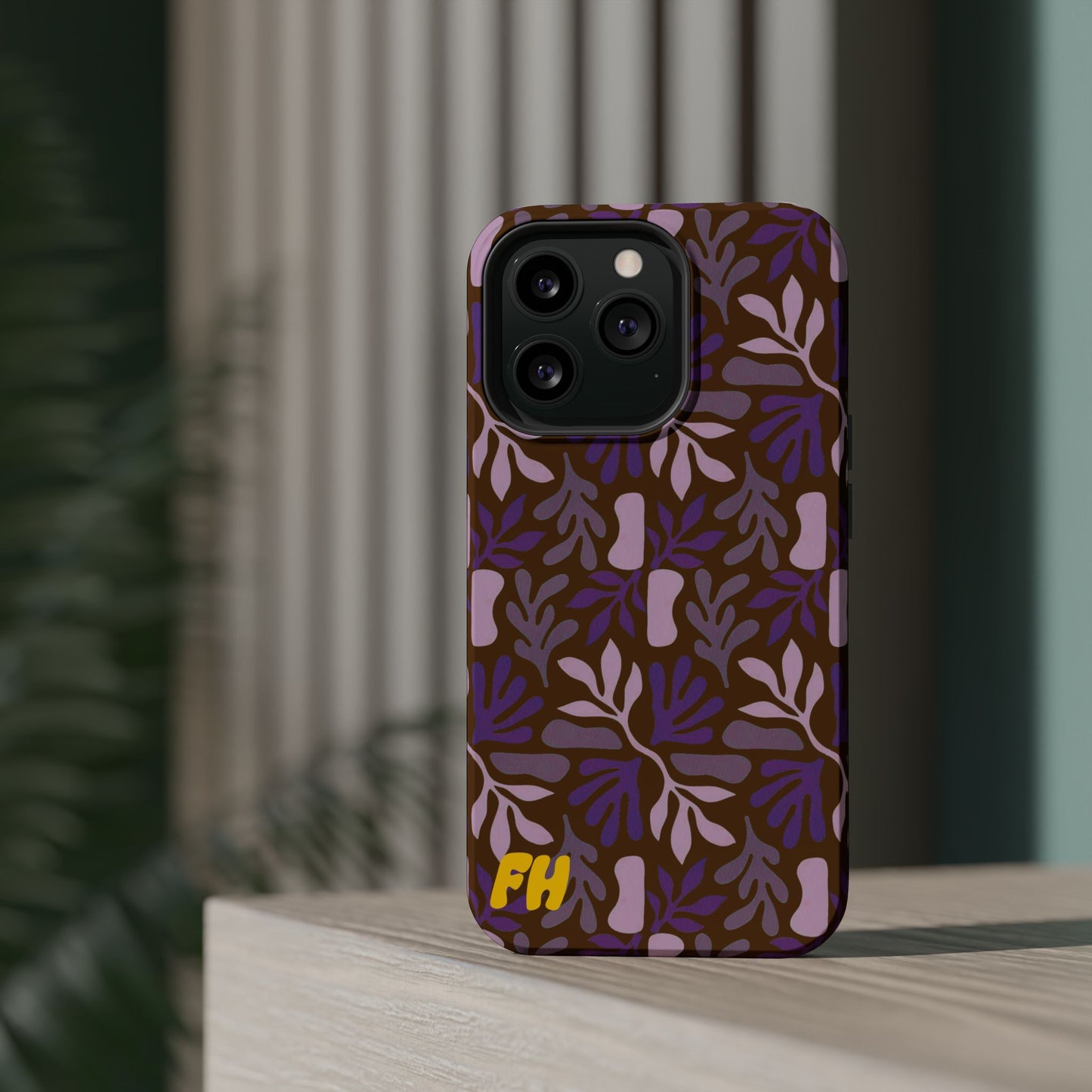 Floral Brown Phone Case