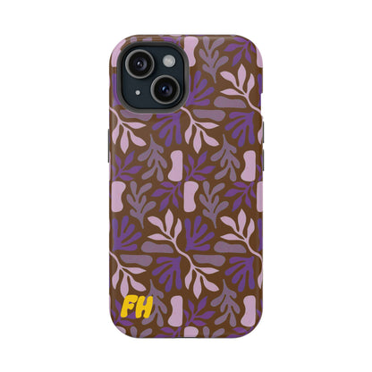 Floral Brown Phone Case