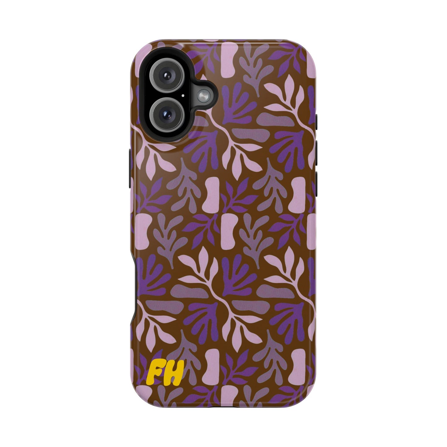 Floral Brown Phone Case