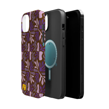 Floral Brown Phone Case