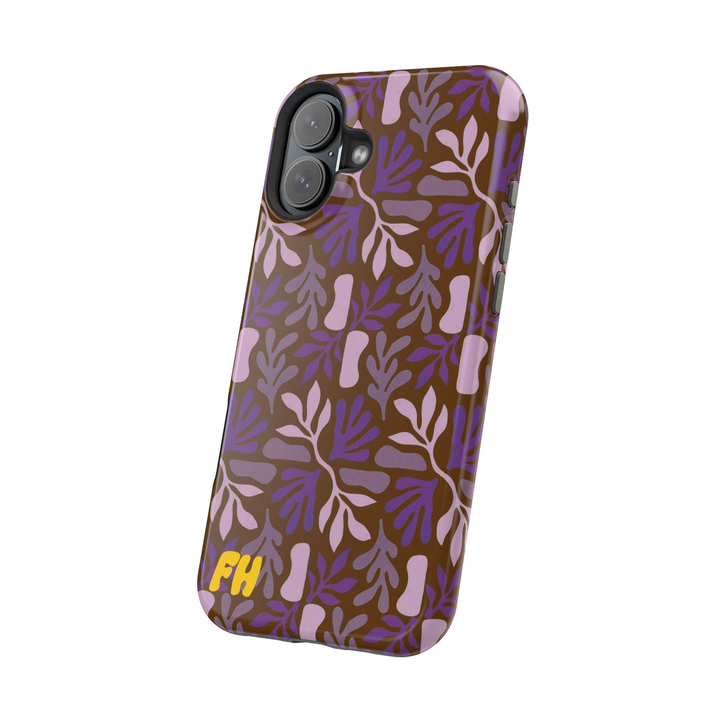 Floral Brown Phone Case