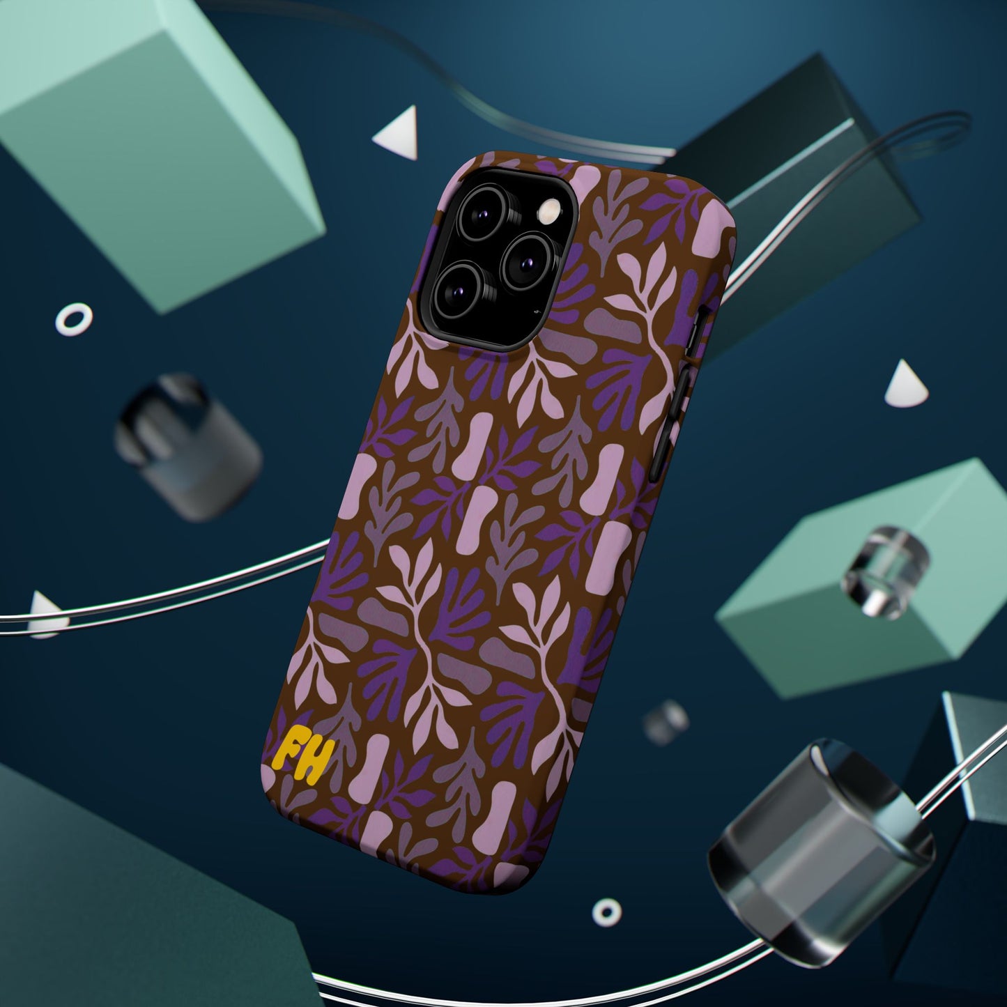Floral Brown Phone Case