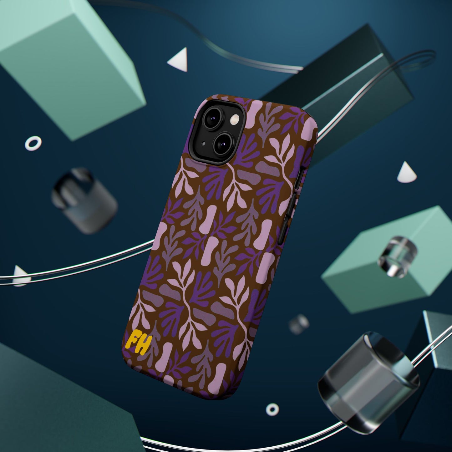 Floral Brown Phone Case