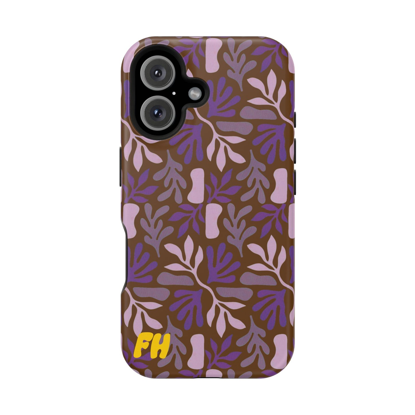 Floral Brown Phone Case