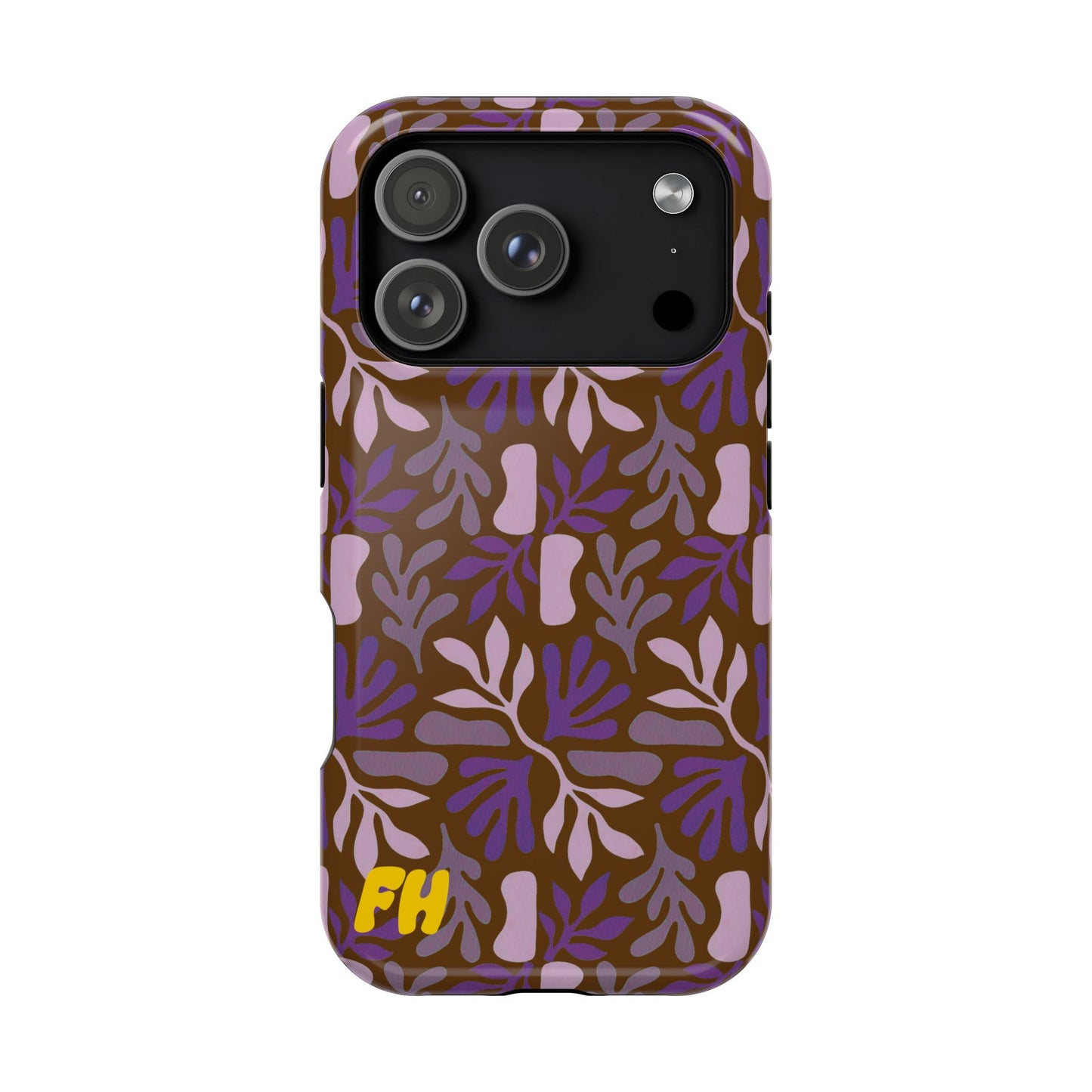 Floral Brown Phone Case