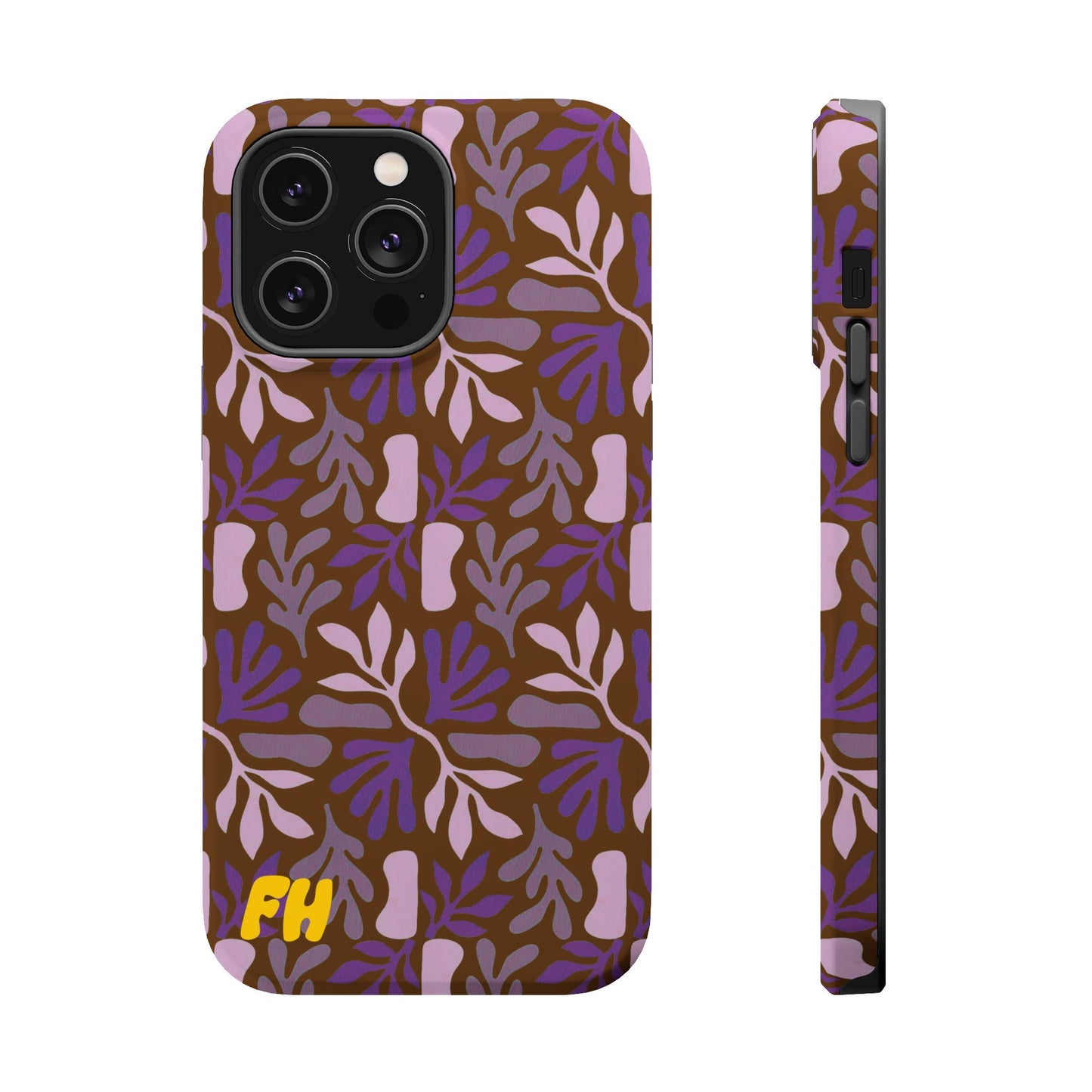 Floral Brown Phone Case