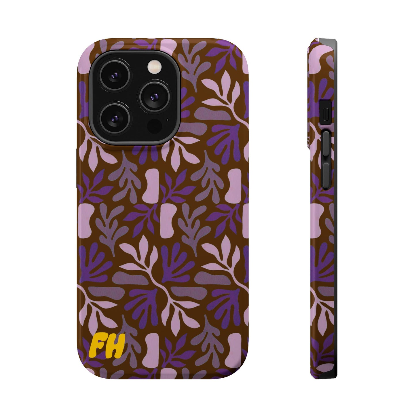 Floral Brown Phone Case