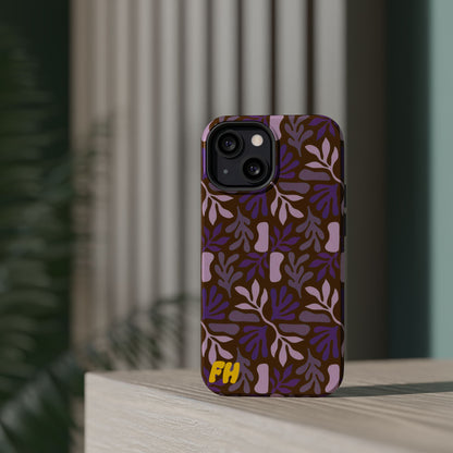 Floral Brown Phone Case