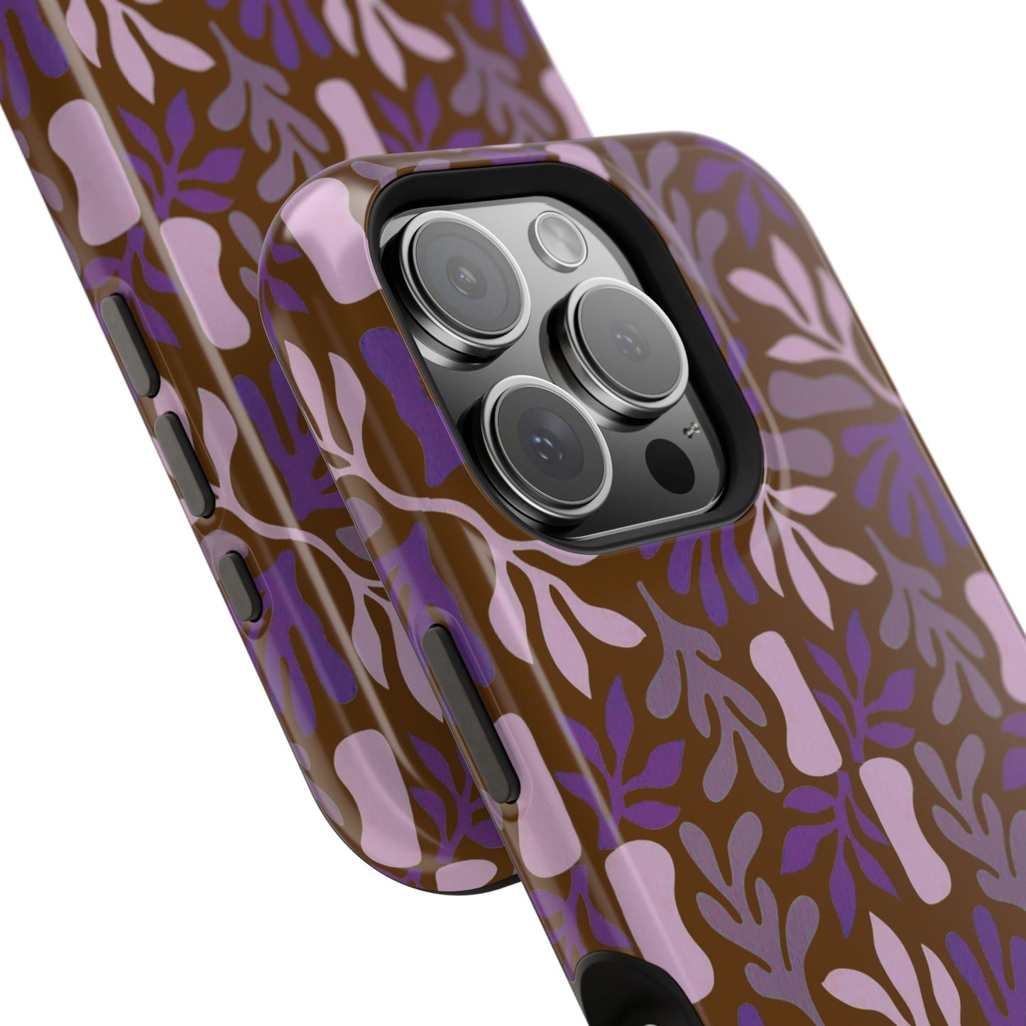 Floral Brown Phone Case