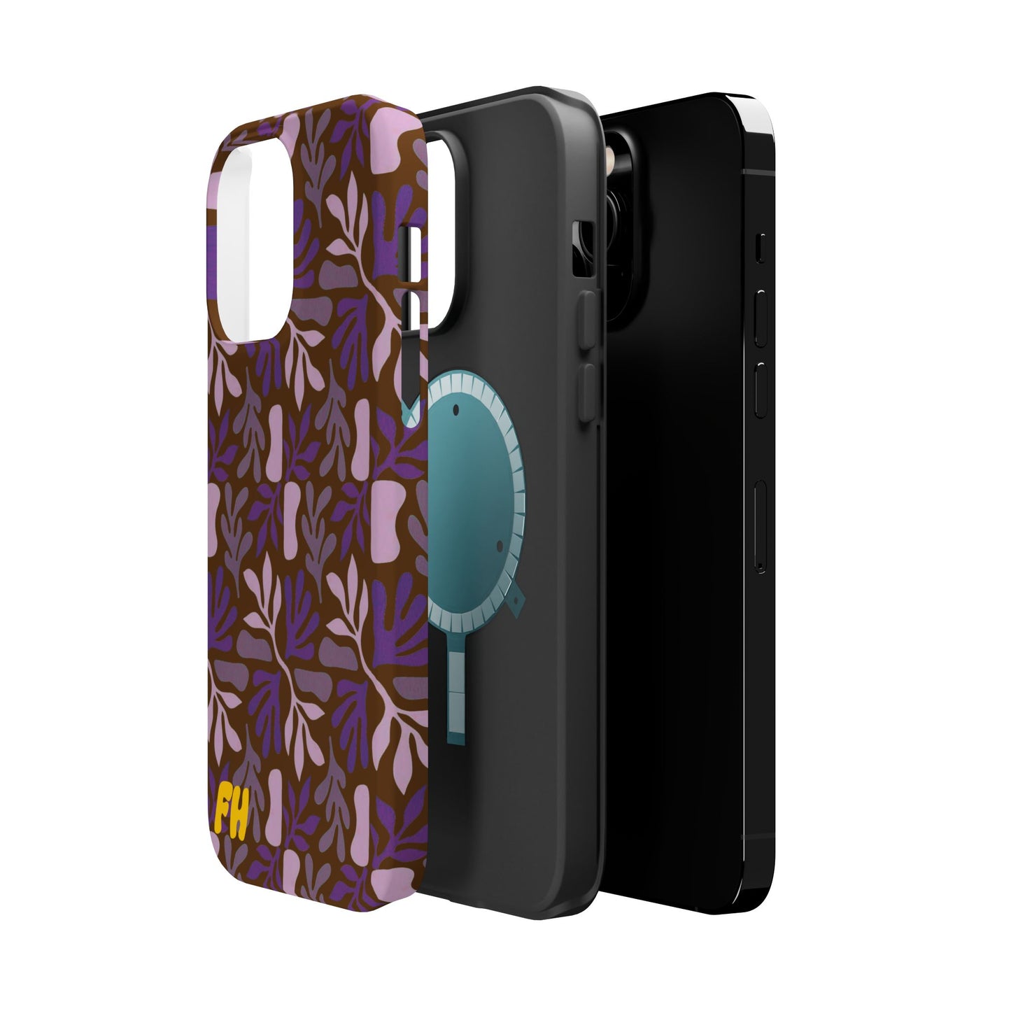 Floral Brown Phone Case