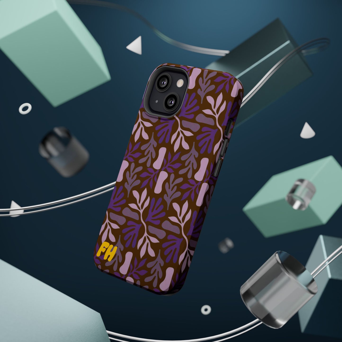 Floral Brown Phone Case